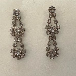 Vintage Crystal Drop Earrings